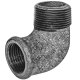 Gewinde-Fitting aus Temperguss verzinkt > Winkel 90...