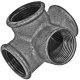 Gewinde-Fitting aus Temperguss verzinkt > T-Verteiler...
