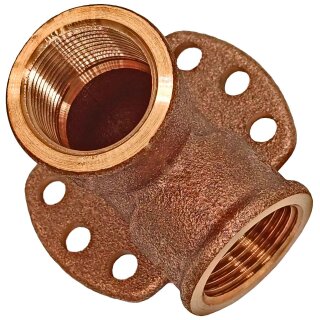 Gewinde-Fitting aus Rotguss (Serie 3000) > Wandwinkel Deckenwinkel mit Innengewinde Nr.3471 (IG-IG) 3/4 Zoll