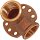 Gewinde-Fitting aus Rotguss (Serie 3000) > Wandwinkel Deckenwinkel mit Innengewinde Nr.3471 (IG-IG) 3/4 Zoll