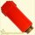 Baustopfen 1/2 Zoll rot / Messinggewinde