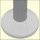 Abdeckrosette einfach 15  mm 40 Stück