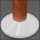 Abdeckrosette einfach 22  mm