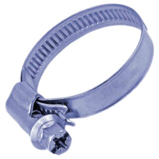 Schlauchschellen Stahl (verzinkt) 25 - 40 mm x 9 mm 1 Stück