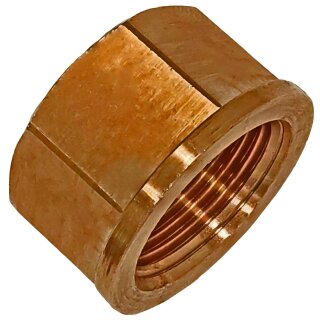 Gewinde-Fitting aus Rotguss (Serie 3000) > Kappe mit Innengewinde Nr. 3301 (IG)