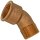 Gewinde-Fitting aus Rotguss (Serie 3000) > Winkel 45 Grad mit Innengewinde und Außengewinde Nr.3121 (IG-AG) 1/2 Zoll
