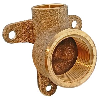 Löt-Fitting aus Rotguss > Wandwinkel Deckenwinkel (i-IG) Serie 4471G 22 mm x 3/4 Zoll