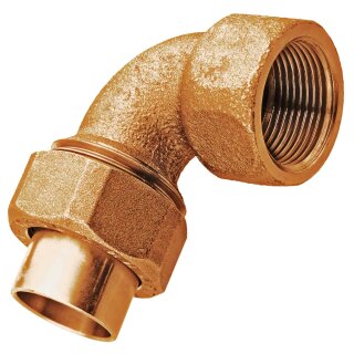 Löt- auf Gewinde-Fittings aus Rotguss (Serie4000) > Winkelverschraubung 90 Grad konisch dichtend i x IG(Rp) 12mm x 3/8 Zoll Nr.4096G