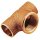 Löt-Fitting aus Rotguss > T-Stück mit Innengewinde (i-IG-i) Serie 4130G 22 mm x 3/4 Zoll x 22 mm