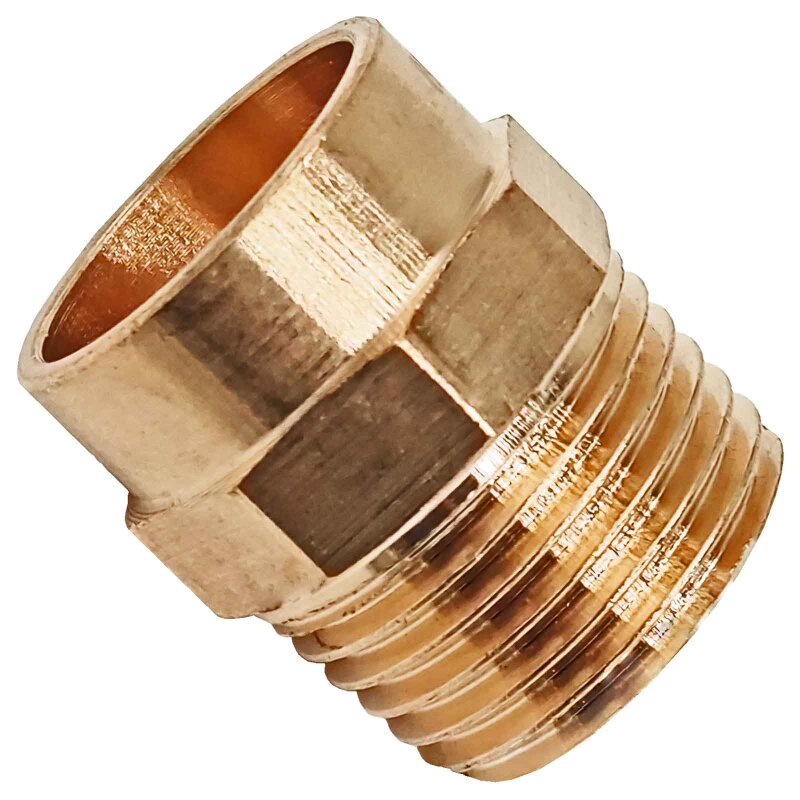 Löt- auf Gewinde-Fittings aus Rotguss (Serie4000) - Übe