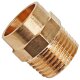 Löt-Fitting aus Rotguss > Übergangsnippel mit Außengewinde (i-AG) Serie 4243G 42 mm x 1 1/4 Zoll