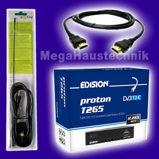 Edision Proton T265 mit Antenne