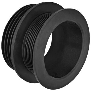 HT Abflußrohr-System > Kombi-Adapter geeignet für verschiedene oder gleiche RohrØ und Materialien: 58+64mm x 40/50mm - Gummi Verbinder für Rohr Ø innen 58+64mm mit Rohr Ø außen 40mm oder 50mm