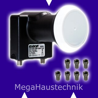 Uni Kabel mit 7 F-Steckern