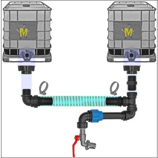 Set5 für 2 IBC Tanks + Hahn5
