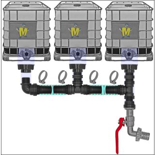 Set9 für 3 IBC Tanks + Hahn4 Pos.1