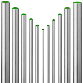 Edelstahlrohr Stange 50cm lang